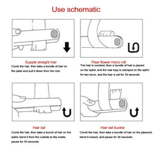 Load image into Gallery viewer, Wireless Mini USB Rechargeable Hair Straightener Hair Curler Double Purpose Hair Splint