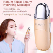 Load image into Gallery viewer, Nanum Facial Beauty Hydrating Massager Mini Skin Care Water Spraying Misting Humidifier / Automatic Alcohol Sprayer