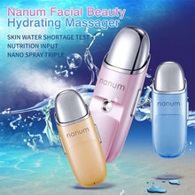 Load image into Gallery viewer, Nanum Facial Beauty Hydrating Massager Mini Skin Care Water Spraying Misting Humidifier / Automatic Alcohol Sprayer