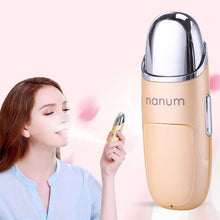 Load image into Gallery viewer, Nanum Facial Beauty Hydrating Massager Mini Skin Care Water Spraying Misting Humidifier / Automatic Alcohol Sprayer