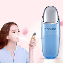 Load image into Gallery viewer, Nanum Facial Beauty Hydrating Massager Mini Skin Care Water Spraying Misting Humidifier / Automatic Alcohol Sprayer