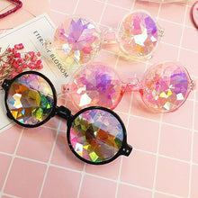 Load image into Gallery viewer, EDM Concert Party Pub Kaleidoscope Effect Dual Side Pebble Adult Glasses