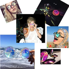 Load image into Gallery viewer, EDM Concert Party Pub Kaleidoscope Effect Dual Side Pebble Adult Glasses