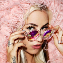 Load image into Gallery viewer, EDM Concert Party Pub Kaleidoscope Effect Dual Side Pebble Adult Glasses