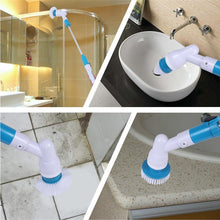 Load image into Gallery viewer, Multi-function Tub and Tile Scrubber Cordless Power Spin Scrubber Power Cleaning Brush Set for Bathroom Floor Wall, AU Plug, AU Plug