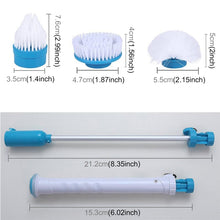 Load image into Gallery viewer, Multi-function Tub and Tile Scrubber Cordless Power Spin Scrubber Power Cleaning Brush Set for Bathroom Floor Wall, AU Plug, AU Plug