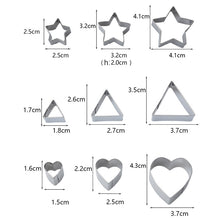 Load image into Gallery viewer, 24 PCS / Set Stainless Steel DIY Cookie Biscuits Molds Geometry Baking Tools (Octagon), HC4340A, HC4340B, HC4340C