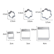 Load image into Gallery viewer, 24 PCS / Set Stainless Steel DIY Cookie Biscuits Molds Geometry Baking Tools (Octagon), HC4340A, HC4340B, HC4340C