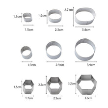 Load image into Gallery viewer, 24 PCS / Set Stainless Steel DIY Cookie Biscuits Molds Geometry Baking Tools (Octagon), HC4340A, HC4340B, HC4340C
