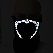 Load image into Gallery viewer, FG-FULL-01 Halloween Mask Voice Control LED Cold Light Terror Cosplay Mask, FG-FULL-01