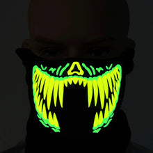 Load image into Gallery viewer, FG-MA-01 Halloween Mask Voice Control LED Cold Light Terror Cosplay Mask, FG-MA-01