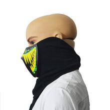 Load image into Gallery viewer, FG-MA-01 Halloween Mask Voice Control LED Cold Light Terror Cosplay Mask, FG-MA-01