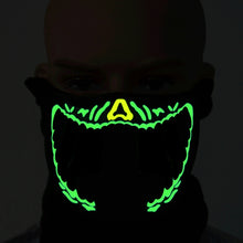 Load image into Gallery viewer, FG-MA-01 Halloween Mask Voice Control LED Cold Light Terror Cosplay Mask, FG-MA-01