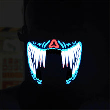Load image into Gallery viewer, FG-MA-02 Halloween Mask Voice Control LED Cold Light Terror Cosplay Mask, FG-MA-02