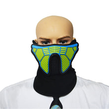 Load image into Gallery viewer, FG-MA-013 Halloween Mask Voice Control LED Cold Light Terror Cosplay Mask, FG-MA-013