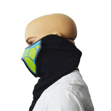 Load image into Gallery viewer, FG-MA-013 Halloween Mask Voice Control LED Cold Light Terror Cosplay Mask, FG-MA-013