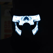 Load image into Gallery viewer, FG-MA-023 Halloween Mask Voice Control LED Cold Light Terror Cosplay Mask, FG-MA-023