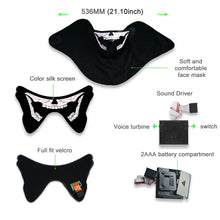Load image into Gallery viewer, FG-MA-023 Halloween Mask Voice Control LED Cold Light Terror Cosplay Mask, FG-MA-023