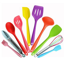 Load image into Gallery viewer, kn607 10 in 1 Colorful Silicone Kitchen Tools Set, kn607