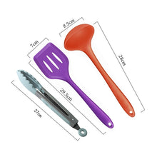 Load image into Gallery viewer, kn607 10 in 1 Colorful Silicone Kitchen Tools Set, kn607