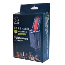 Load image into Gallery viewer, Medium and Large Dog Pet Solar + USB Charging LED Light Collar, Neck Circumference Size: L, 50-60cm, Size: L