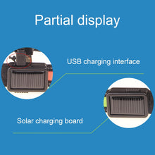 Load image into Gallery viewer, Medium and Large Dog Pet Solar + USB Charging LED Light Collar, Neck Circumference Size: L, 50-60cm, Size: L