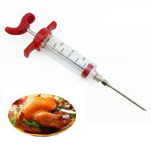 Load image into Gallery viewer, Creative Kitchen Tools Condiment Syringe Turkey Needle Barbecue Sauce Syringes Cooking Tools, Plastic Marinade Injector