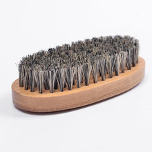 Load image into Gallery viewer, Men Beard Care Brush Hardwood Handle Wild Boar Bristle Comb, Boar Bristle Comb