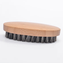Load image into Gallery viewer, Men Beard Care Brush Hardwood Handle Wild Boar Bristle Comb, Boar Bristle Comb