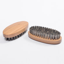 Load image into Gallery viewer, Men Beard Care Brush Hardwood Handle Wild Boar Bristle Comb, Boar Bristle Comb