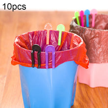 Load image into Gallery viewer, 10pcs Universal Trash Bag Fixed Clip Waste Basket Rubbish Bin Garbage Can Clamp Rubbish Clip Non-slip Garbage Bag Clip, Random Color Delivery, Garbage Can Clamp