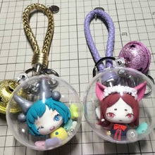 Load image into Gallery viewer, 5 PCS Transparent Christmas Ball Hollow Plastic Sphere Ball Shaped Eternal Flower Ball Wedding Gifts Gift Box, Size: 4 x 4cm