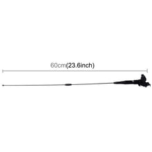 Load image into Gallery viewer, Universal Car Decoration Extensile Aerial Clip Side Car Modified To Remove Static Electricity Aerial, Length: 60cm, Length: 60cm Black, Length: 60cm Silver