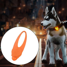 Load image into Gallery viewer, LED Night Light Pet Safety Collar Silicone Pendant