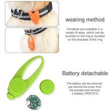 Load image into Gallery viewer, LED Night Light Pet Safety Collar Silicone Pendant