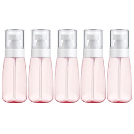 10 PCS Portable Refillable Plastic Fine Mist Perfume Spray Bottle Transparent Empty Spray Sprayer Bottle, 60ml, 60ml