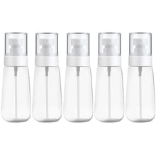 Load image into Gallery viewer, 10 PCS Portable Refillable Plastic Fine Mist Perfume Spray Bottle Transparent Empty Spray Sprayer Bottle, 80ml, 80ml