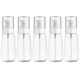 10 PCS Portable Refillable Plastic Fine Mist Perfume Spray Bottle Transparent Empty Spray Sprayer Bottle, 80ml, 80ml