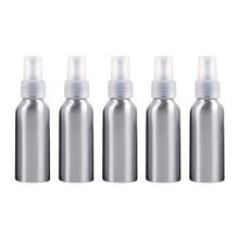Load image into Gallery viewer, Refillable Glass Fine Mist Atomizers Aluminum Bottle, 100ml, 100ml