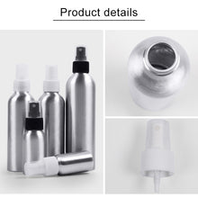 Load image into Gallery viewer, Refillable Glass Fine Mist Atomizers Aluminum Bottle, 100ml, 100ml