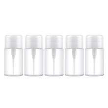 Load image into Gallery viewer, Portable Liquid Push Down Pump Dispenser Bottle Empty Plastic Bottle Container, 100ml, 100ml