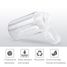 Load image into Gallery viewer, Portable Liquid Push Down Pump Dispenser Bottle Empty Plastic Bottle Container, 100ml, 100ml
