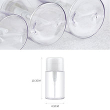 Load image into Gallery viewer, Portable Liquid Push Down Pump Dispenser Bottle Empty Plastic Bottle Container, 100ml, 100ml