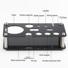 Load image into Gallery viewer, 18 in 1 Cocktail Shaker Tools Setwith Acrylic Mount, , Capacity: 550ml, 550ml