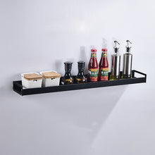 Load image into Gallery viewer, 60cm Kitchen Multi-function Wall Hanging Holder Seasoning Storage Rack, 60cm(Black)