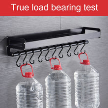 Load image into Gallery viewer, 70cm Kitchen Multi-function Wall Hanging Holder Seasoning Storage Rack, 70cm(Black)