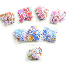 Load image into Gallery viewer, 10 Packs Creative Waterproof PVC Sticker DIY Album Diary Watercolor Decorative Sticker, Random Delivery, PVC Sticker