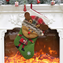 Load image into Gallery viewer, Christmas Ornament Decoration Christmas Stocking Gift Bag Pendant, Elk, Snowman, Santa Claus