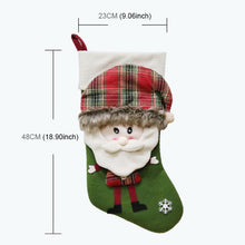 Load image into Gallery viewer, Christmas Ornament Decoration Christmas Stocking Gift Bag Pendant, Elk, Snowman, Santa Claus