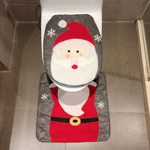 Load image into Gallery viewer, 2 in 1 Christmas Decoration Toilet Set, Elk, Snowman